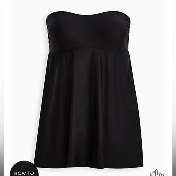 TORRID Wireless Swim Dress - Picture 5 of 7